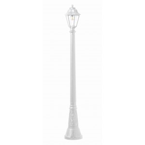 Lampadaire extérieur blanc