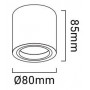 dimensions support spot GU10