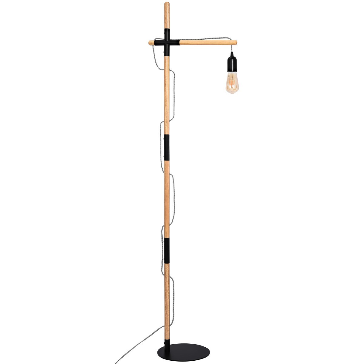 Lampe sur pied en bois NATURAL WOOD