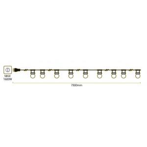 Guirlande lumineuse extérieure FAIRY - 7,5m IP44