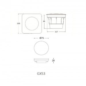 Balise encastrable "CECI 120"