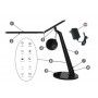 Lampe de table avec prise USB et détecteur, 12W, CCT, dimmable Lampe de table avec prise USB et détecteur, 12W, CCT, dimmable