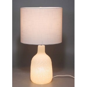 Lampe de table céramique avec abat-jour