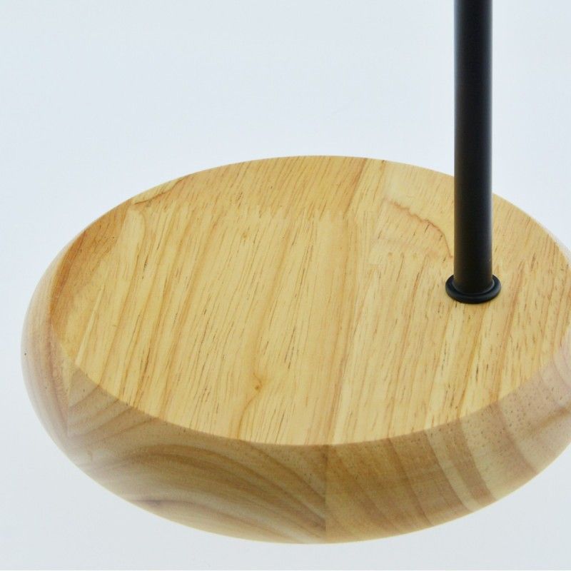 Luminaire bois et alu pour chevet Luminaire bois et alu pour chevet