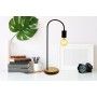 Lampe moderne table bois