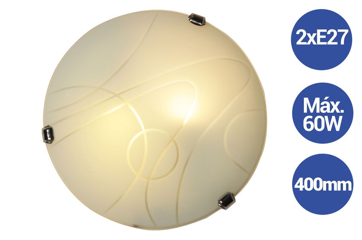 Applique murale Luna Piena CR2 2xE27