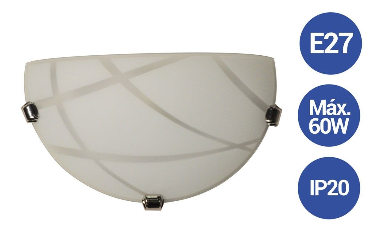 Applique murale Mezza Luna CR4 E27