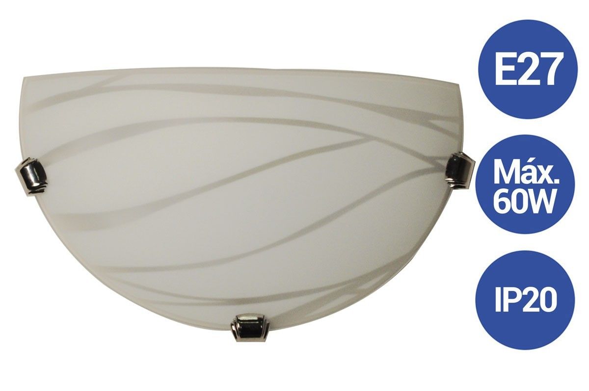 Applique murale Mezza Luna CR3 E27