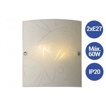 Applique murale "Pezzo di luna CR2" 2xE27 Applique murale "Pezzo di luna CR2" 2xE27