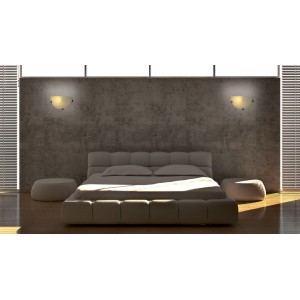 Lampe saillie verre chambre