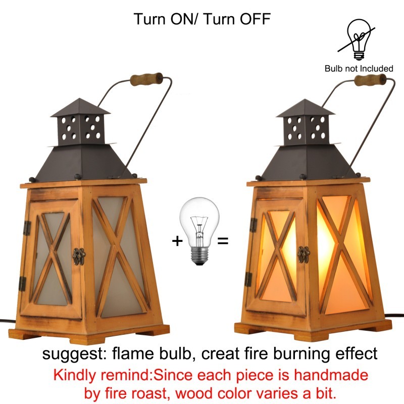 Lampe de table bois Lampe de table bois