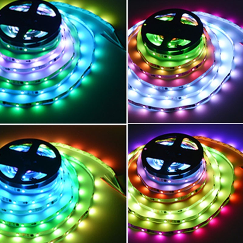 Ruban LED RGB Intelligente IC 12V DC SMD 5050 72W IP20 5 M Ruban LED RGB Intelligente IC 12V DC SMD 5050 72W IP20 5 M