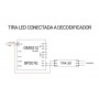 Décodeur DMX DMX-SPI convertisseur de signal pour ruban LED