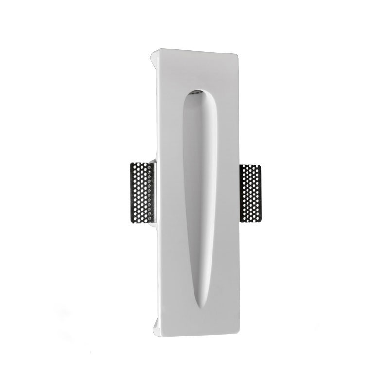 Applique encastrable LED en plâtre Gota 1W