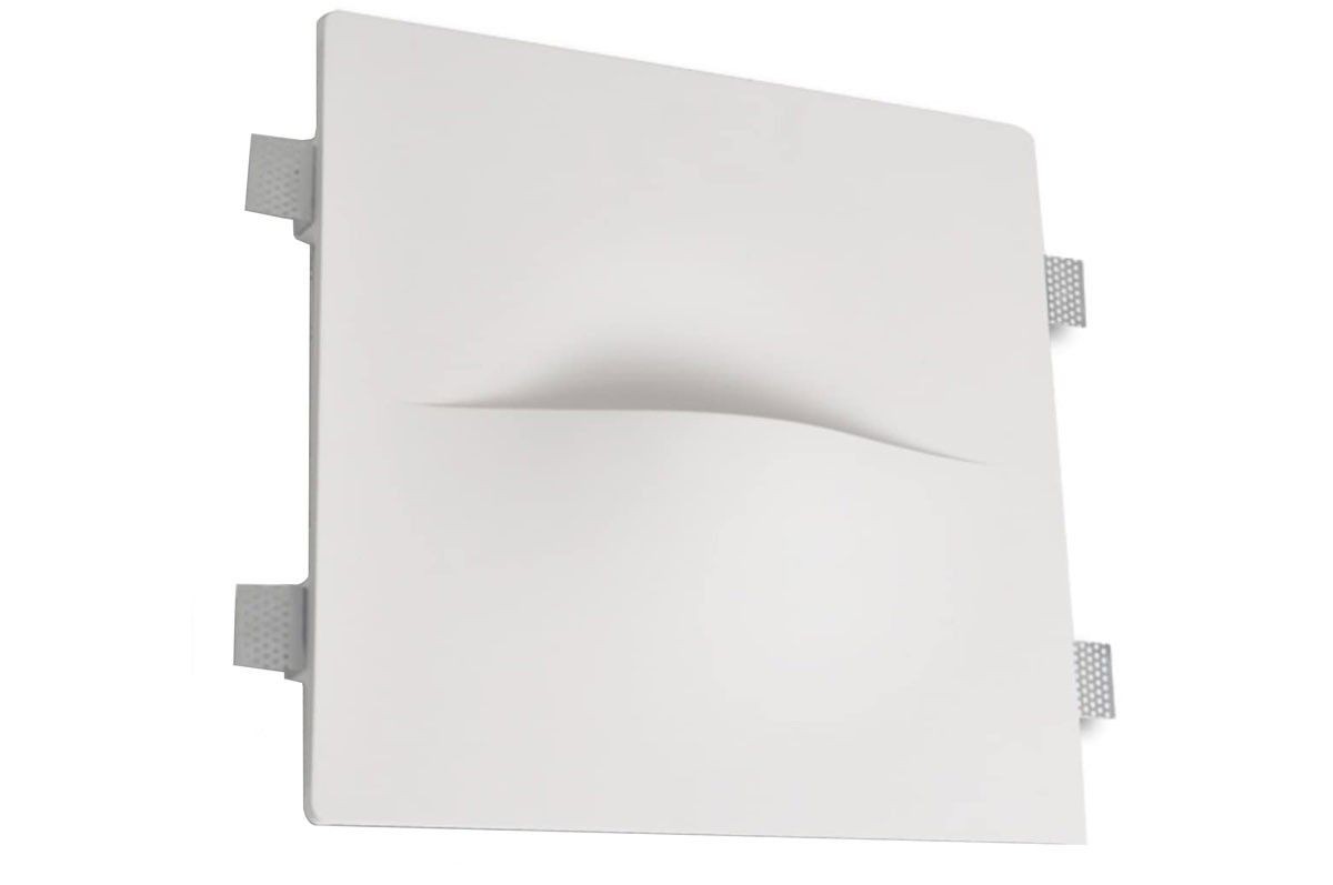Applique encastrable en plâtre Zircon G9