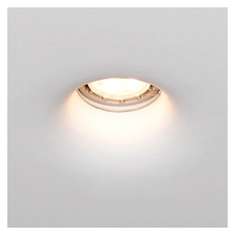 Support encastrable ampoule GU10 en plâtre