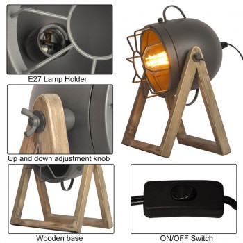 lampe mini bois et spot lampe mini bois et spot