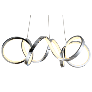 lampe suspendue géométrique