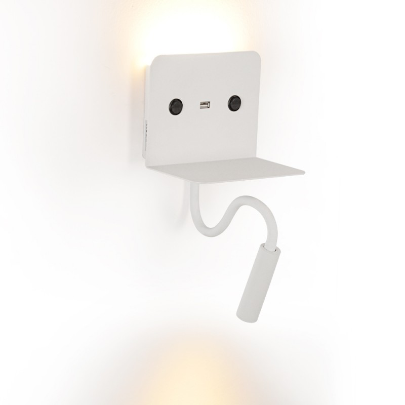 Liseuse LED saillie blanc chaud