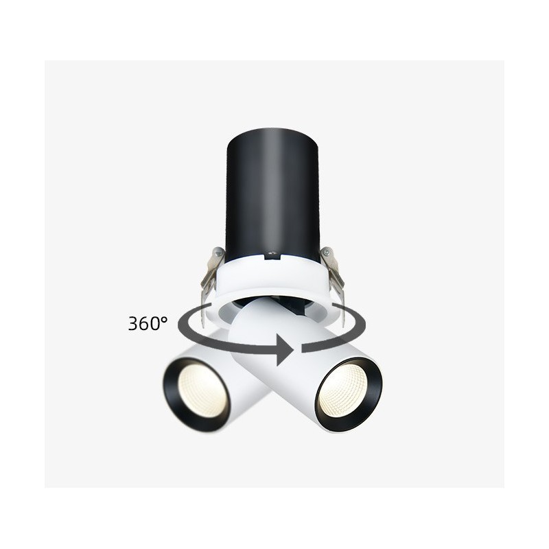 Spot LED encastrable extractible 7W Spot LED encastrable extractible 7W