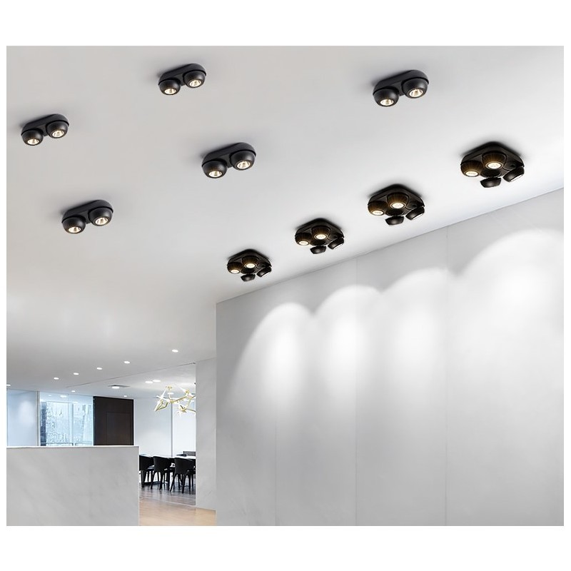 Applique LED 2 spots couloir Applique LED 2 spots couloir