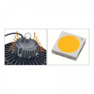 Cloche LED 100W UFO 130lm/W Chip Samsung