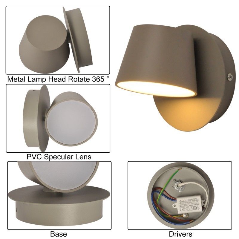 Applique murale grise design Applique murale grise design