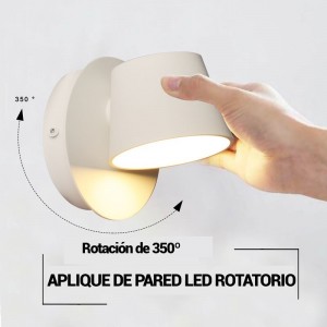 lampe murale LED blanche orientable