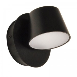 Applique murale LED noire