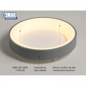 lampe led plafond ronde