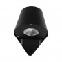 Lampe murale design noire