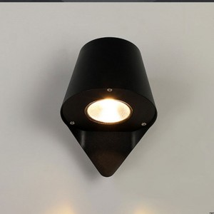 Applique saillie LED COB noire