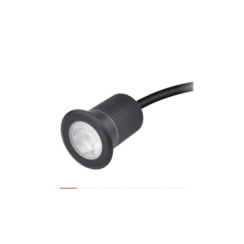 Spot LED RGB encastrable au sol 12W 12V-DC IP67