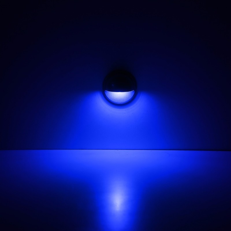 Kit 6 spots LED encastrables 0,4W IP67 pour escalier Kit 6 spots LED encastrables 0,4W IP67 pour escalier