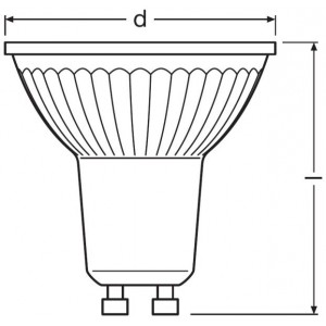 Ampoule GU10 LED OSRAM  7W