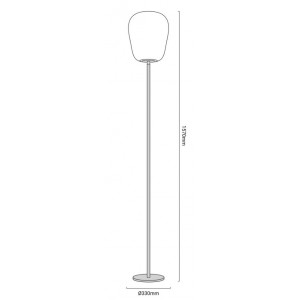 Lampadaire LED minimaliste