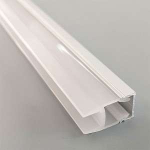 Profilé aluminium étagère verre