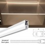 Profilé aluminium pour vitre 25X14mm