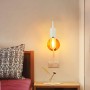 Lampe saillie originale blanche chambre