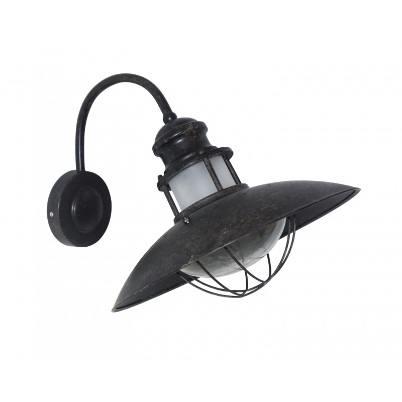 Lampe mur extérieur vintage