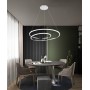 Suspension LED spirale salle a manger