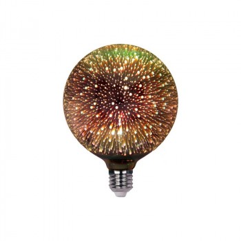Ampoule LED globe 6W G125 E27 "Big Bang 3D" Ampoule LED globe 6W G125 E27 "Big Bang 3D"