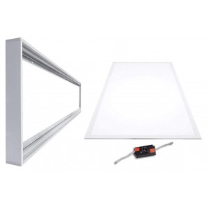 Panneau lumineux 120x60 cadre saillie