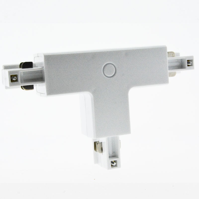 Connecteur en "T" rail électrifié 3 phases Connecteur en "T" rail électrifié 3 phases