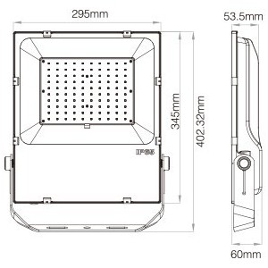 Projecteur LED extérieur 100W RGB+CCT | Mi Light