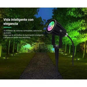 Spot LED de jardin sur piquet 6W RGB + CCT IP66 | Mi Light