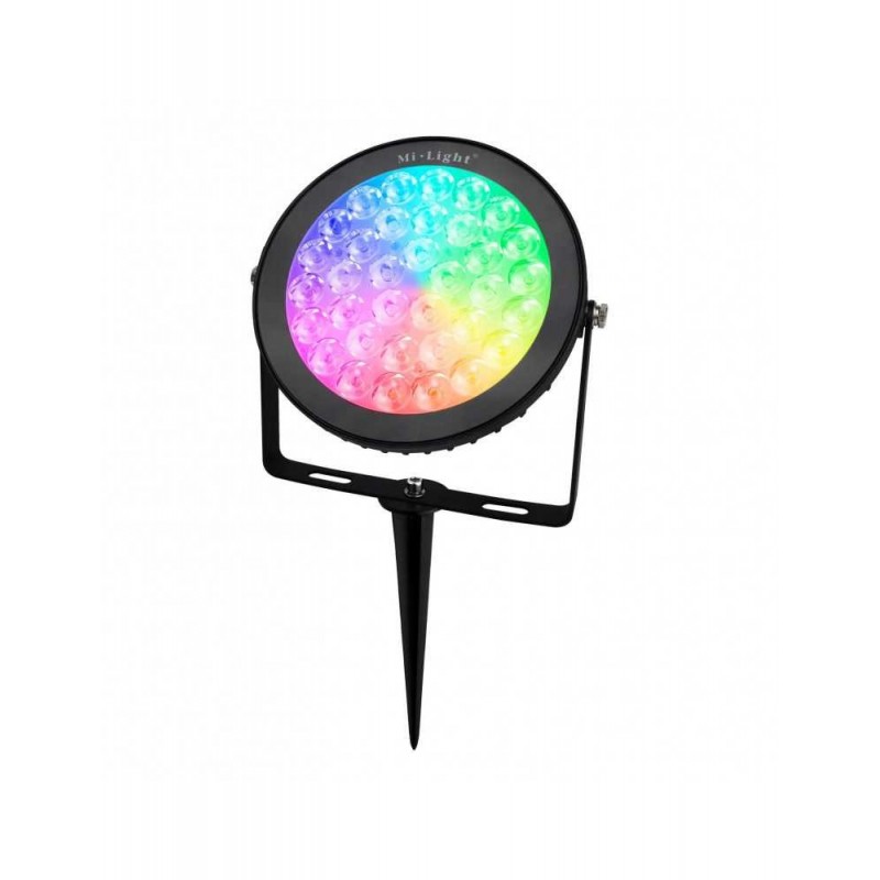 Spot LED extérieur de jardin 6W multicolore avec angle 15°