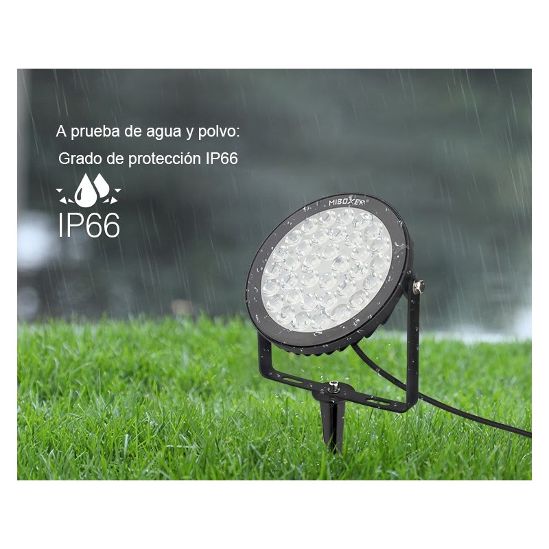 Spot LED extérieur sur piquet 15W RGB