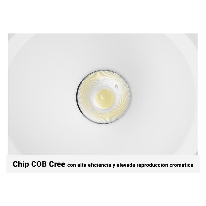 Spot LED incliné "Koppa" 6W 24º Spot LED incliné "Koppa" 6W 24º