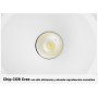 Spot LED encastrable 6W 15º